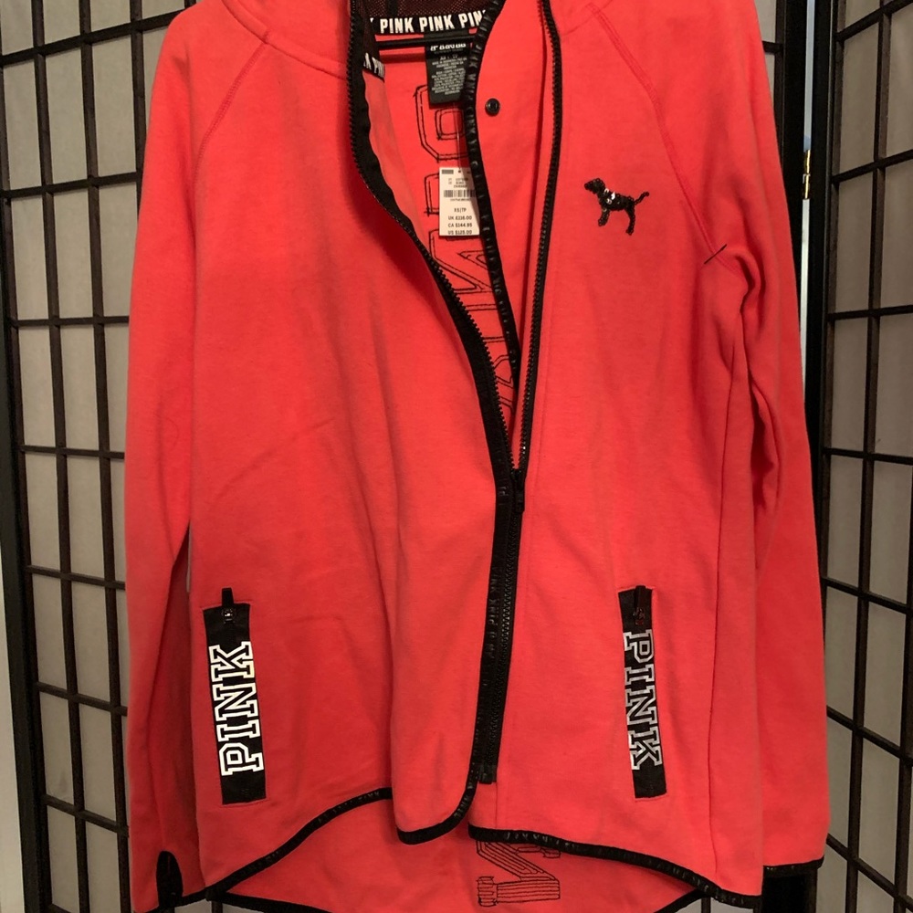 ❣️HP❣️RARE 2015 Sequin PINK Fashion Show Hoodie - Picture 3 of 6